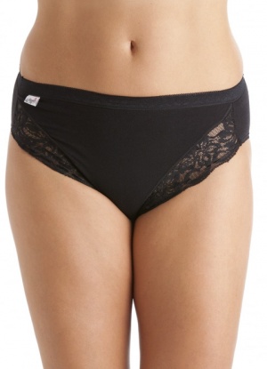 La Marquise 3 Pack High Leg Lace Briefs - Suzanne Charles