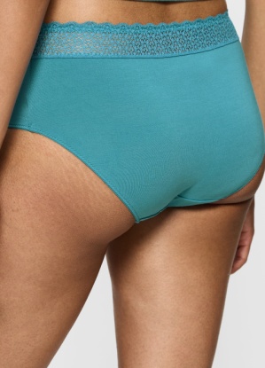 Triumph Quiet Turquoise Feel of Modal Midi Brief