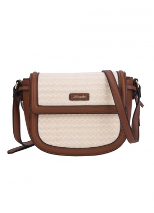 Hampton Padma Zigzag Straw Foldover Bag