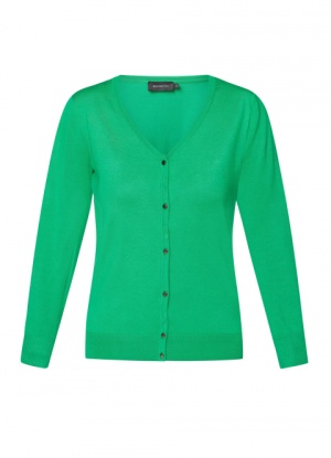 Brandtex V Neck Button Front Cardigan