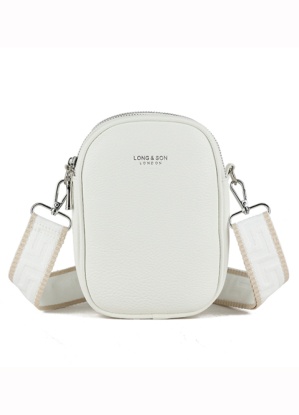 Long and Son Double Canvas Strap Crossbody Bag