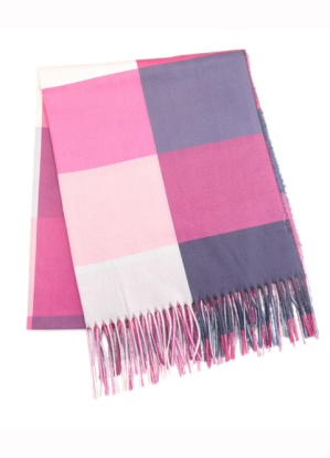 Pure Fashions Bright Check Scarf