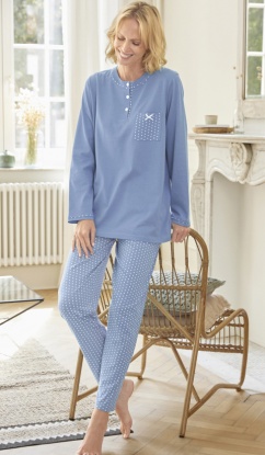 Damart Pull-on Cotton Pyjama