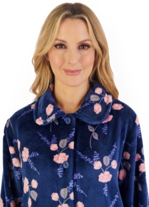 Slenderella Flower Print Bed Jacket