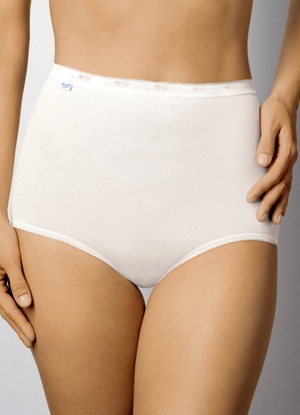 Sloggi Basic+ Maxi Brief Knickers Pants 4 Pack 95% Cotton - 10103326 RRP  £45.00