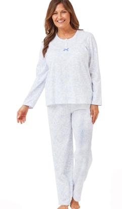 Marlon 100% Cotton Floral Trail Pyjama