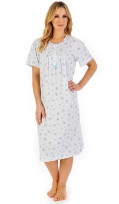 Slenderella Floral Burst Short Sleeve Nightdress