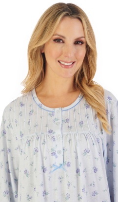 Slenderella Floral Burst Long Sleeve Nightdress