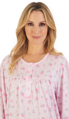 Slenderella Floral Burst Long Sleeve Nightdress