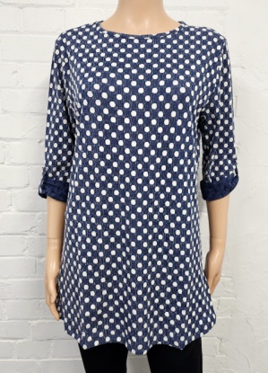 Hepburn Spot Tunic Top