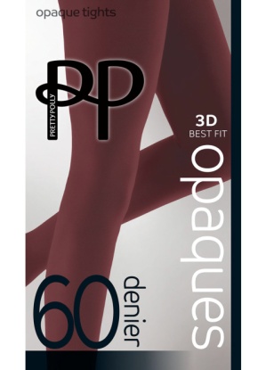 Pretty Polly 3D Best Fit Opaque 60 Denier Tights