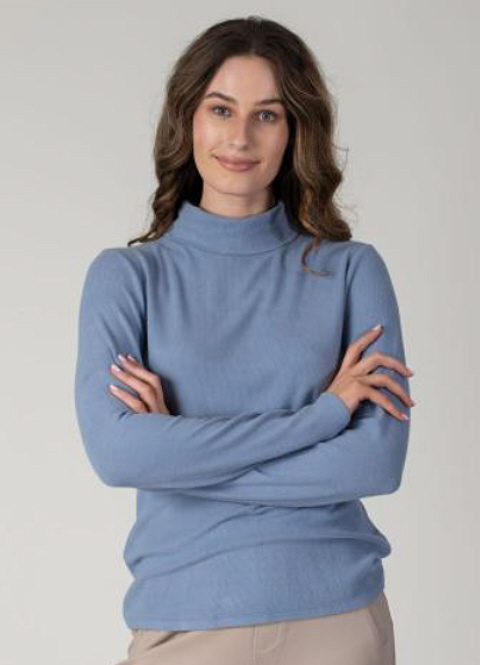 Jessica Graaf Polo Neck Long Sleeve Top