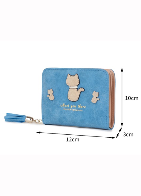 Long & Son Suede Cat Purse - Suzanne Charles