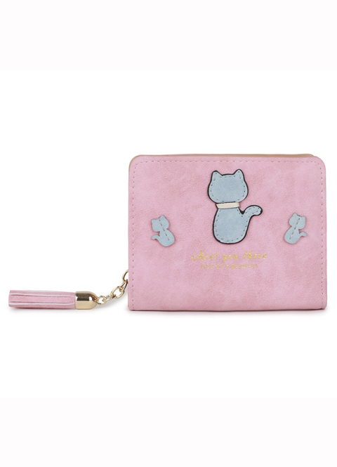 Long & Son Suede Cat Purse