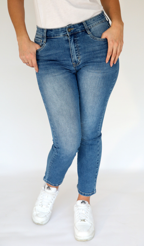 Mudflower Stretch Classic Jeans - Suzanne Charles