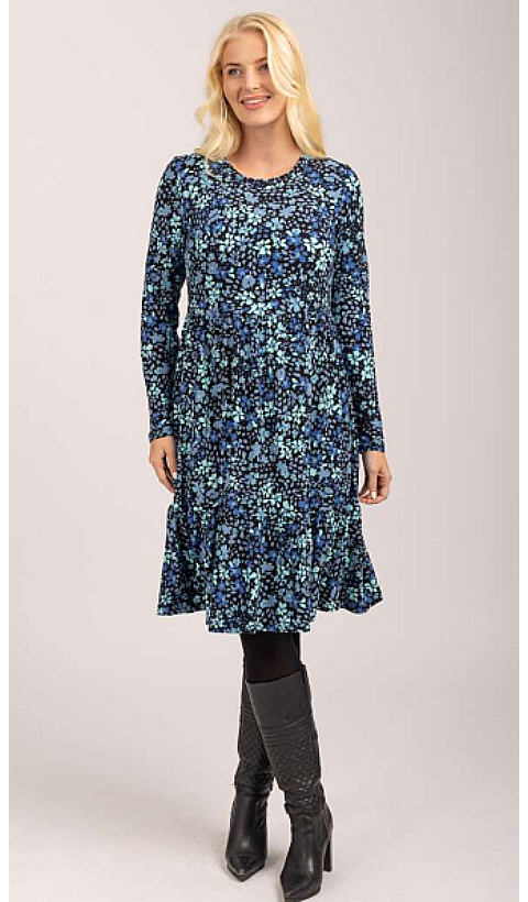 Mudflower Floral Soft Touch Dress - Suzanne Charles