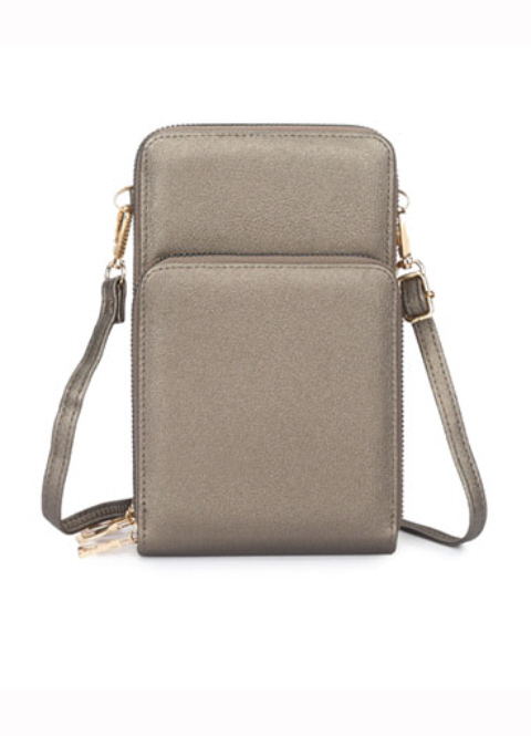Long and Son Triple Zip compact Crossbody Bag - Suzanne Charles