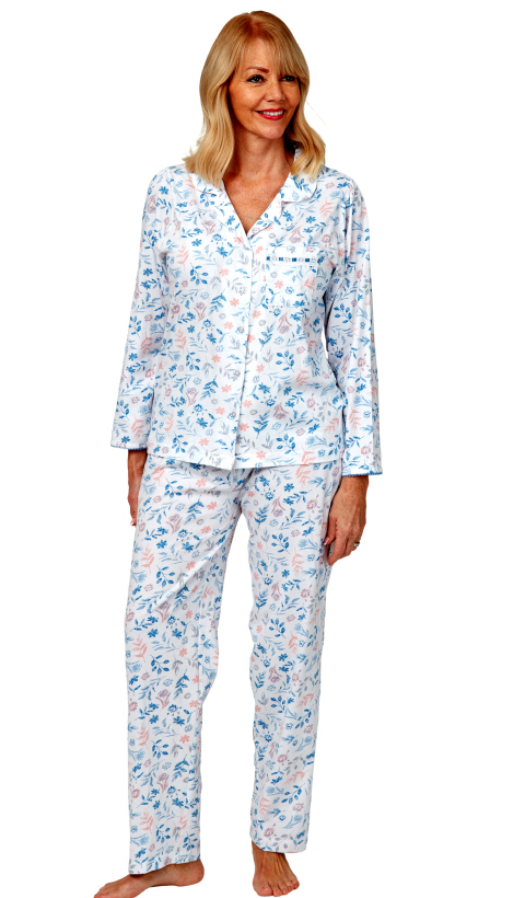 Marlon Lyla Floral Print Classic Pyjama - Suzanne Charles