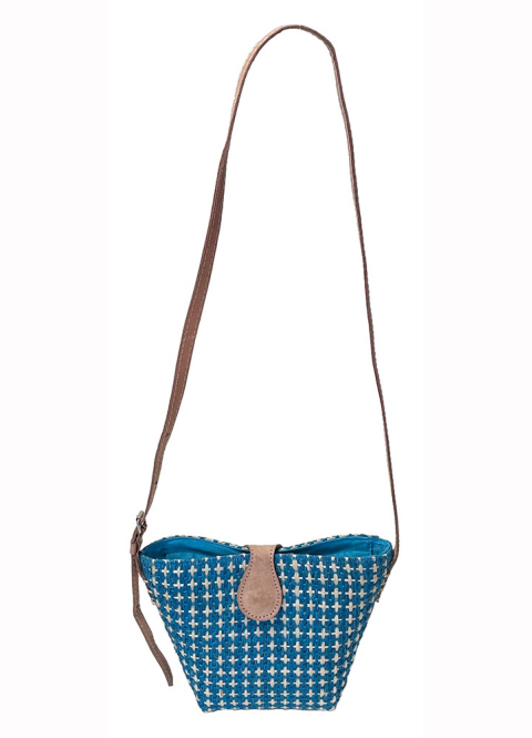 BasketBasket Handwoven Sisal Crossbody Bag